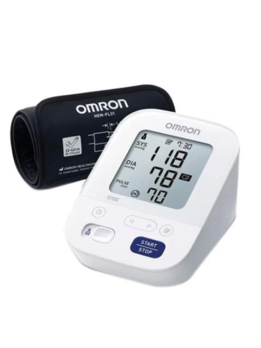 NIB OMRON M3 COMFORT DIGITAL BLOOD PRESSURE MONITOR WITH SMART CUFF